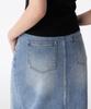 MUSINSA STANDARD WOMAN Women'S Denim Maxi Skirt [Light Indigo]