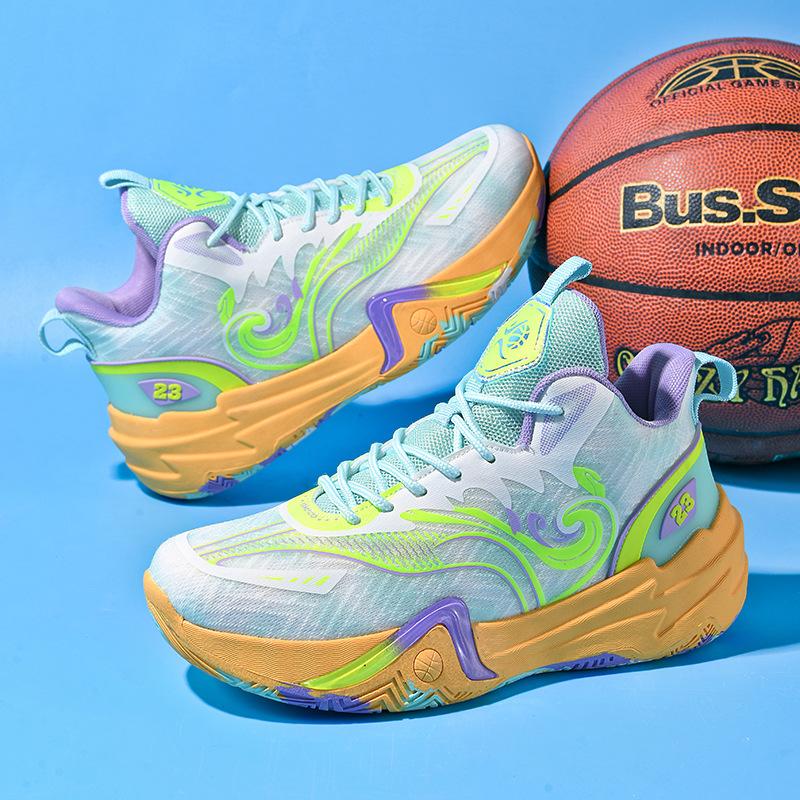 Basketball Shoe Manufacturer, a 2025 New Mesh Mandarin Duck Blue Sneaker, Actual Combat Boots, Student Training Sneakers