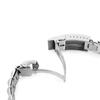 Orient MiLTAT SS221820B060 22mm Endmill Metal Watch Band Bracelet SUS316L Stainless Steel for Mako 2 Ray Brushed Silver V-Clasp