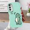 Soft Phone Cover Case for Samsung Galaxy A12 A14 A11 A16 A15 A52 A21s A13 A05 A03 A53 A23 A33 A06 A04 A22 Couple Cute Dinosaur