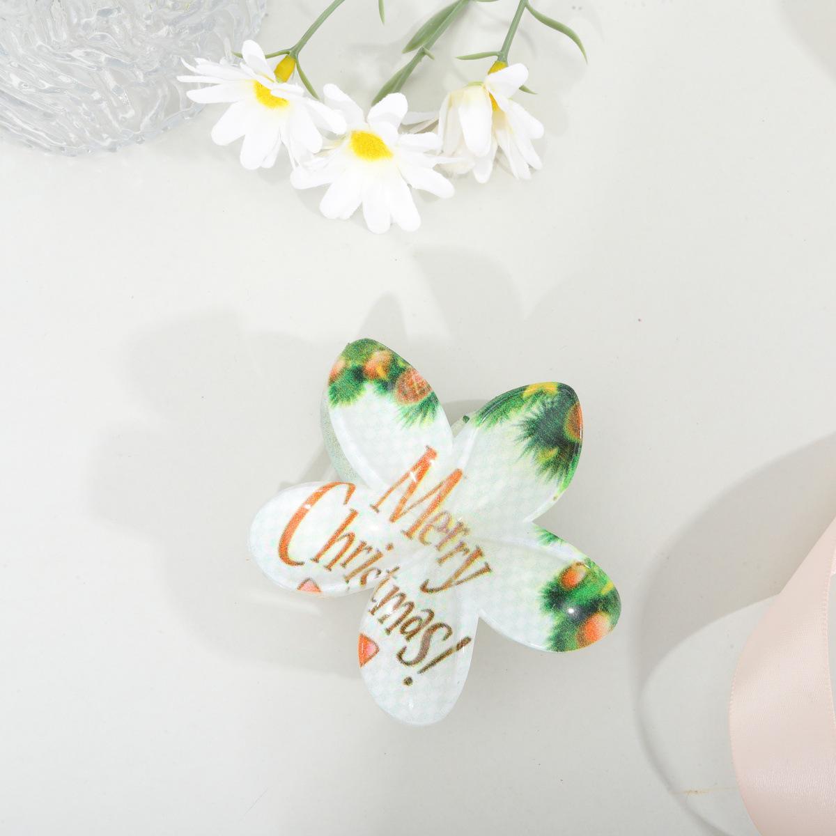 Frangipani Flower Hair Clip - Large Claw for Updos and Hairstyles, Girls  Hair Accessory