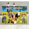 Green Grass Farm Theme Party Decoration  Background La Granja De Zenon Backdro Photo Backdrop Kids 1st Birthday Baby Shower