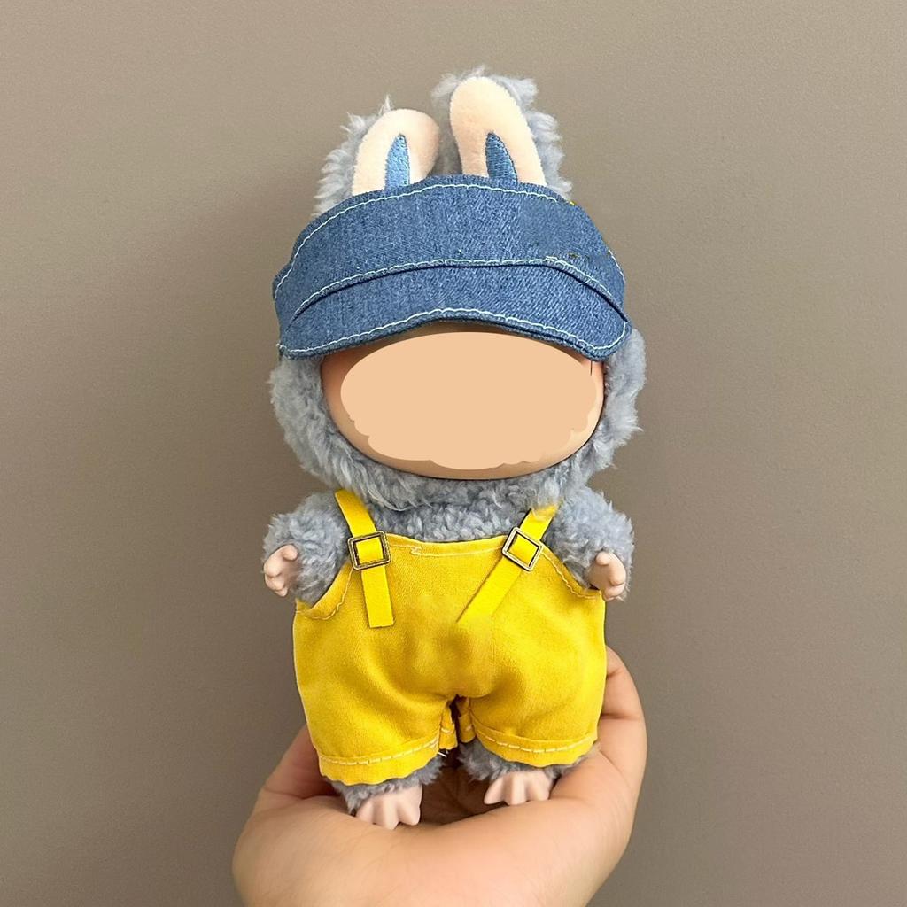 First And Second Generation Baby Clothes 17cm Doll Sitting Party Clothes Accessories Overalls
