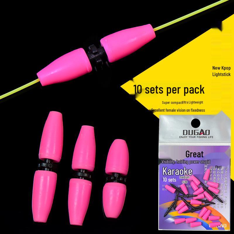 

New Silicone Kura-bo Lightweight Long Cast Vertical Float Rig for Sea Fishing Silicone Pink Small