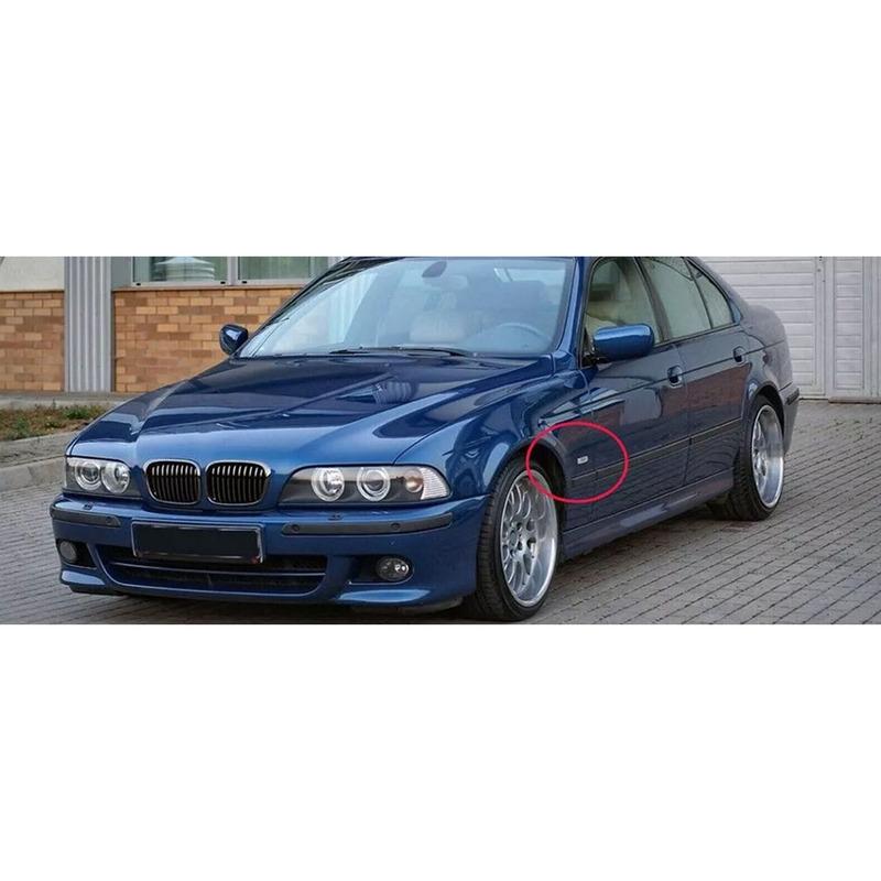 1 Pair Clear Fender Side Marker Light Housings Covers 63148360589 63142496299 Fit for BMW 5 E39 525i 528i 530i 540i M5 1997-2003