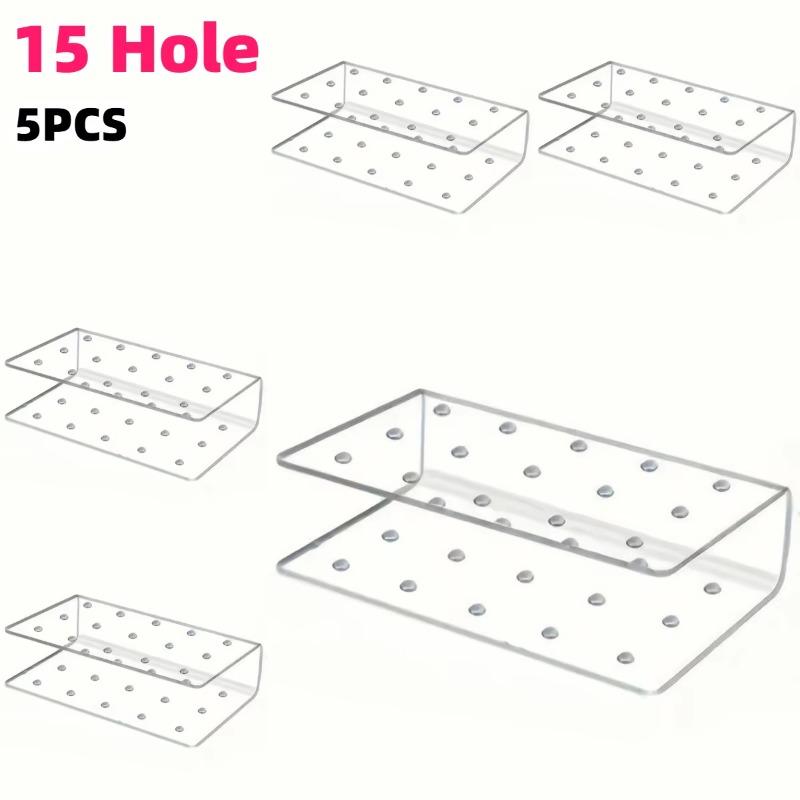 3-10pcs Acrylic Cake Pop Stand Kit 15/20Hole Lollipop Display Holders Candy Pops Holder Weddings Birthdays Party Dessert Display