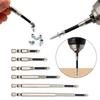 5Pcs Impact Driver Bit Set With Magnetic Crosses Head Electric Screwdriver Bit Alloy Steel NonSlip Long Drill Bits