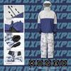 Men's & Women's Winter Ski Suit Set: Warm Fleece-Lined Jacket & Waterproof Snow Climbing Pants for Outdoor Sports.