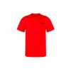 D4T T Shirts Men's Red Crew Neck Moderate Straight Fit DU0385