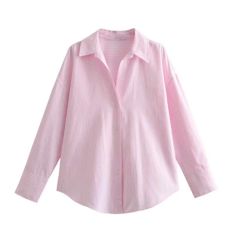 European American Women's Casual Cotton Oxford Shirt - Fashionable and Hot Selling