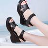 New wedge heel sandals waterproof table heightened thick sole high heel women's fish mouth shoes