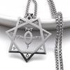Modern Stainless Steel Necklace with Adjustable Chain Silver Pendant Decoration for Trendy and Quality Seekers