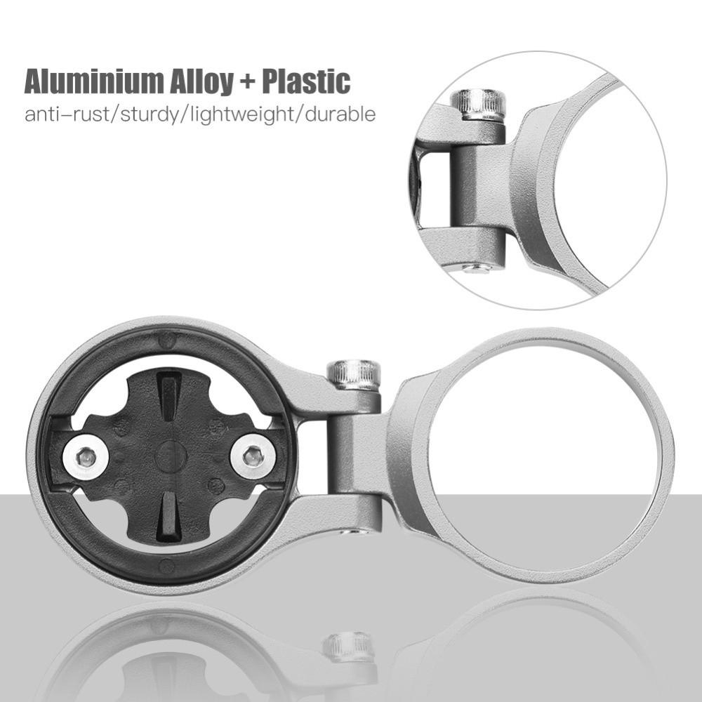 Aluminium Alloy Cycling Odometer Extension Mount for for Garmin/Bryton