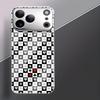 Chessboard Playing Card Phone Case High-end Phone Case Electroplated Glass TPU PhoneCase for iPhone 17 16 15 14 13 12pm Pro Plus