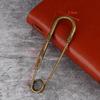 Large Brooches Twig Feather Decoration Vintage Bronze Brooch Sweater Scarf Buckle Cardigan Suit Big Pin