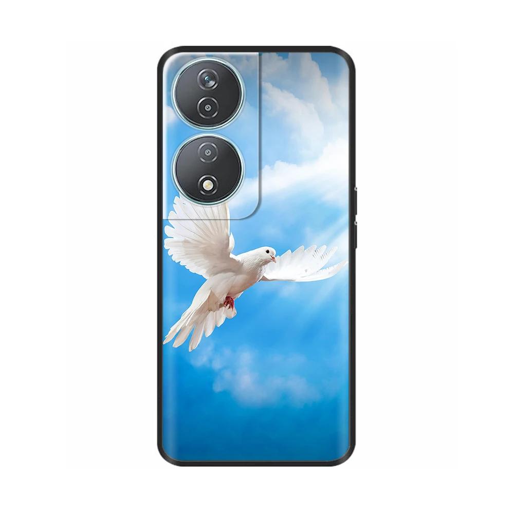 Für Honor X7b Hülle Bemalte Cartoon-Blume Silikon Funda TPU Weiche Abdeckung Für Honor X7B 5G Hüllen Für Honor 90 Smart Schutzhülle