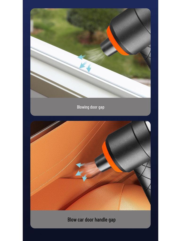 Rechargeable Handheld Vacuum Cleaner for Car and Home with Strong Suction