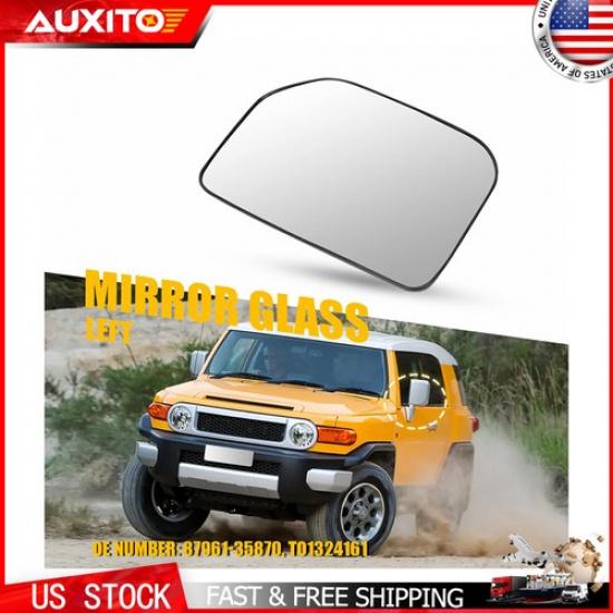 Fit Toyota FJ Cruiser 2007-2014 Heated Left Side View Mirror Glass 87961-35870
