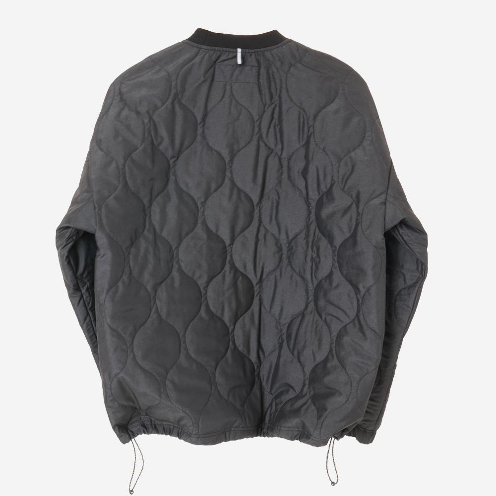 Moseupocheu Wool Padded Crew Neck Black