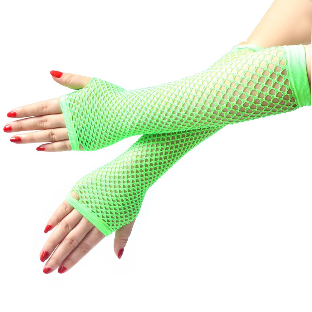 1/3pair New Black Fishnet Fingerless Long Gothic Gloves Leg Arm Cuff Party Wear Fancy Women Glove Cosplay Darkly Ninja Mitten