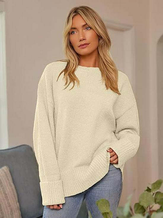 2025 Autumn/Winter European & American Street Style Loose Knit Pullover for Women