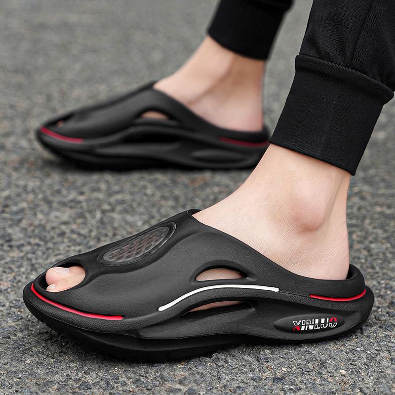 Fashion Fashionable casual men's new sandals waterproof non-slip beach sandals summer soft sole lightweight indoor bathroom men