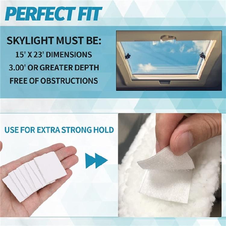 Dachfensterisolierung für Wohnwagen, Tür- und Fensterabdeckung, reflektierende Fensterabdeckung aus Aluminiumfolie