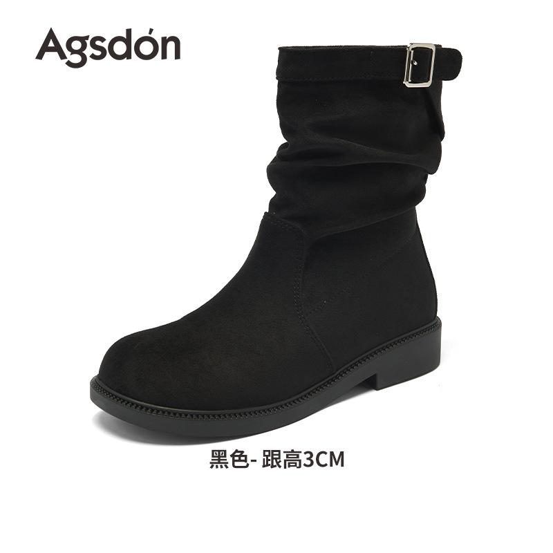 Maillard Martin Boots New Autumn Thick-soled Retro Stacking Boots Wasteland Fashion Boots