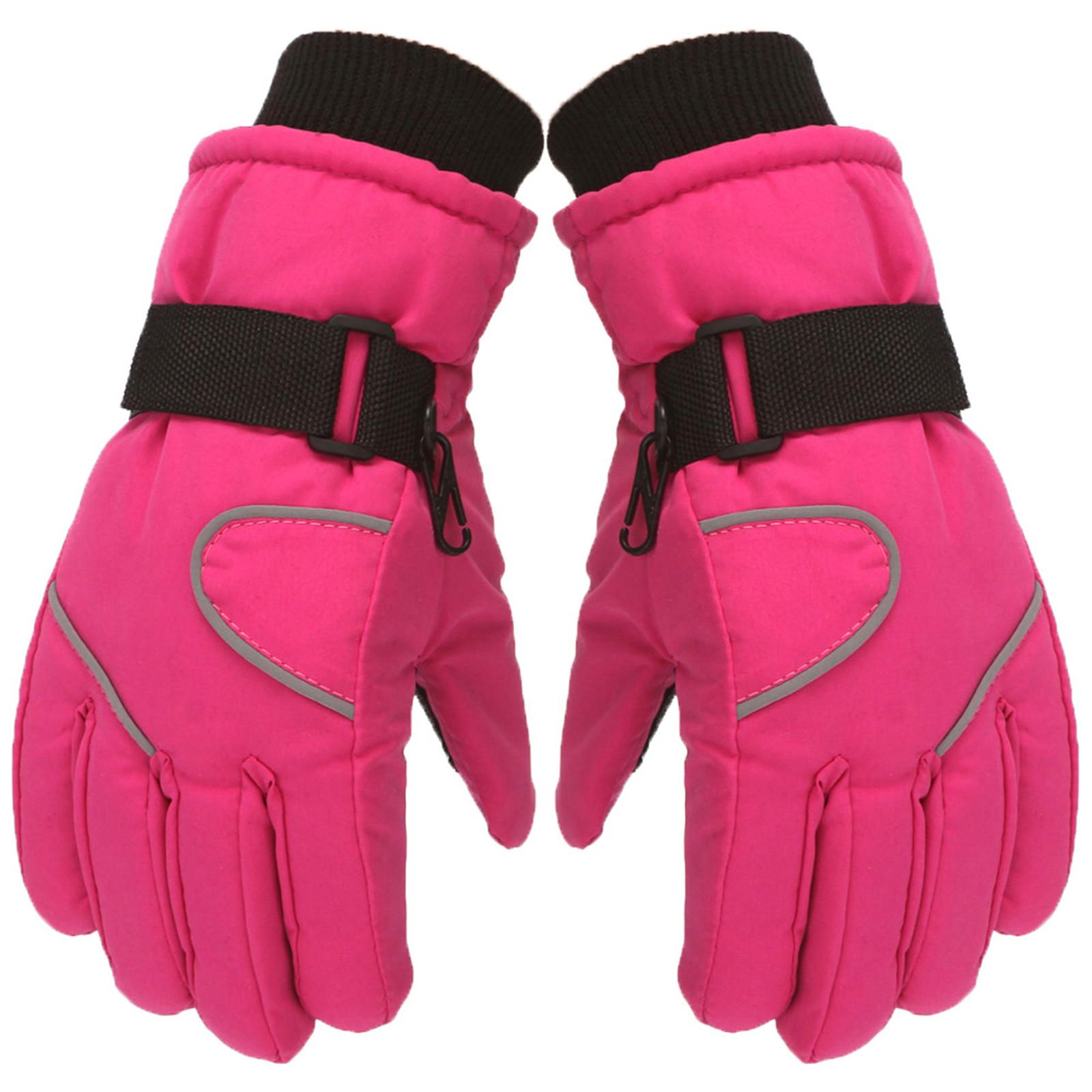 

Детские уличные лыжные перчатки, велосипедные перчатки, зимние теплые перчатки для альпинизма, водонепроницаемые One Size