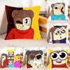 Funny HMax Design Pro Pillow Case Pattern Printed Pillowcase For Living Room Sofa Cushion Cover  Bedroom Decor