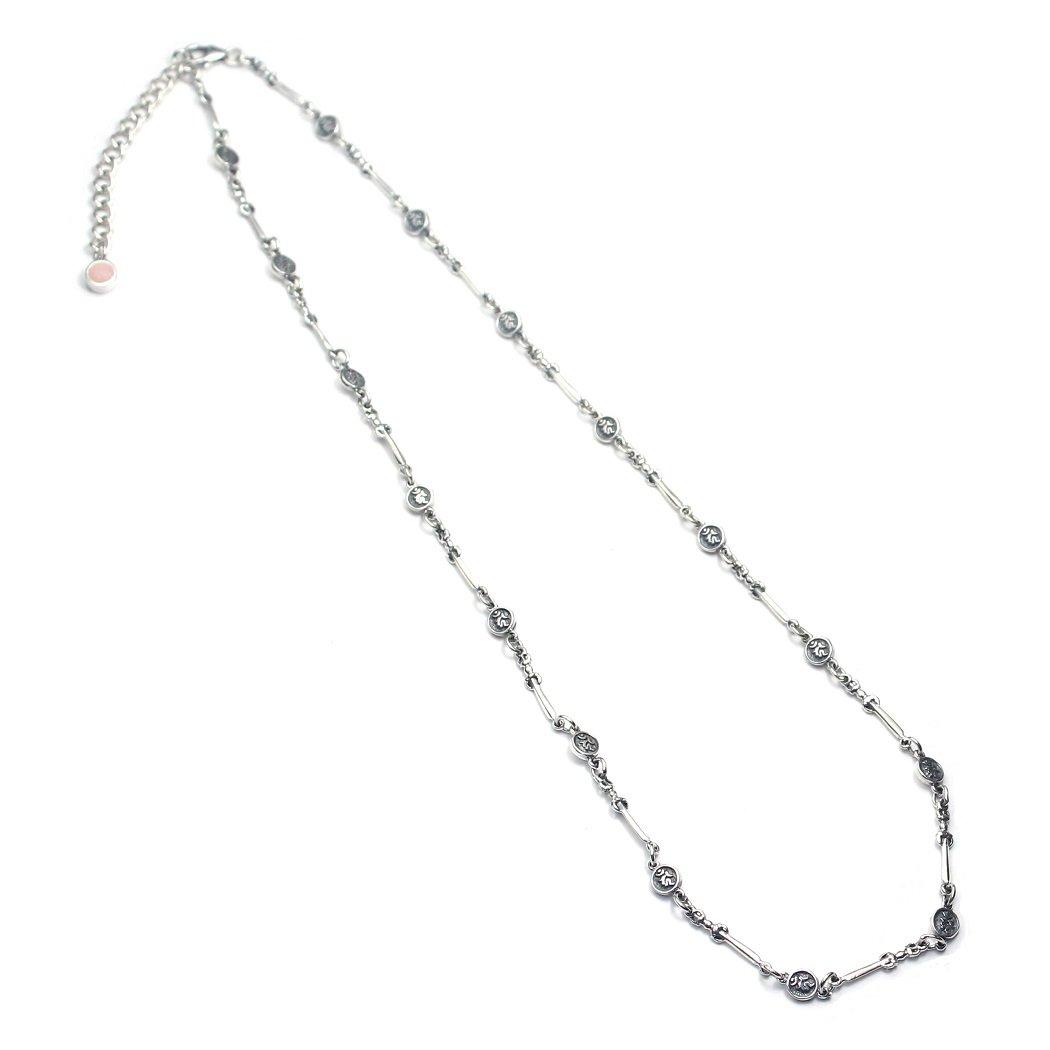 

Sanskrit Kahn Acala Japanese Pattern Necklace Chain Silver 925 Oriental Vibration Good Vibration