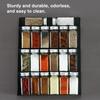2PCS Kitchen Shelf Organizer with Stepped Layered Design PP Spice Organization Rack for Cabinet Storage And Pantry