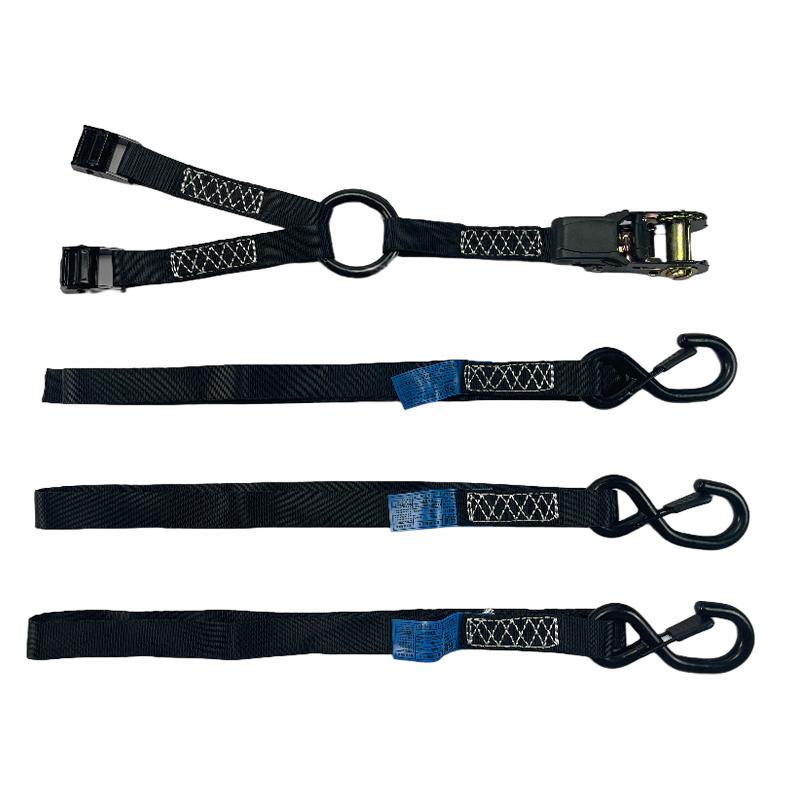 RV Roof Flat Top Frame Spare Tire Bracket Off-road Tire Anchor AW Roof Luggage Rack Tie Rope Tension Tie 1 Set
