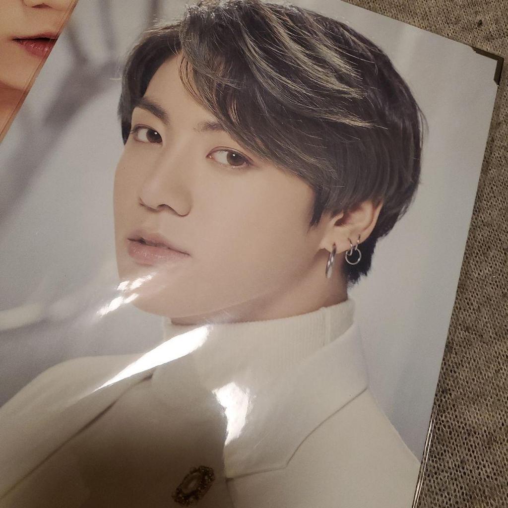 [USED] BTS Official Jungkook Fan Premium Photo Flag