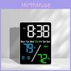 Modern Minimalist Digital Alarm Clock With Temperature And Humidity Display For Home Use