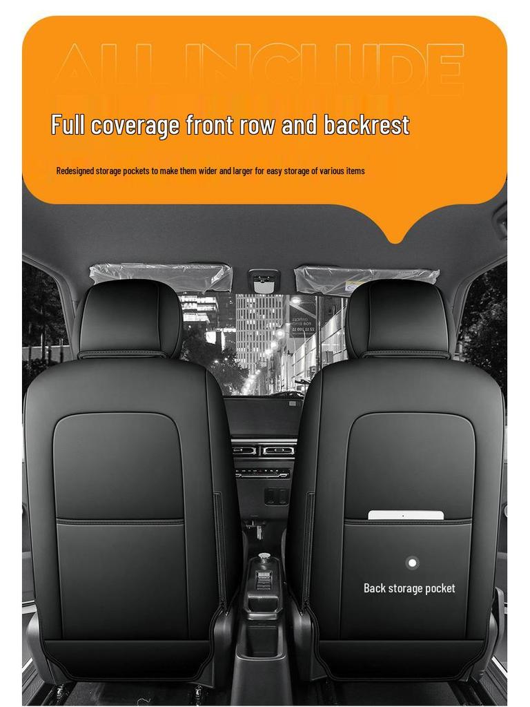 2024 Baojun Yueye Flagship Edition Leather Car Seat Covers - Full Surround Design