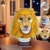 Latex Lion Head Cosplay Prop Funny Full for Role Play Masquerade Party