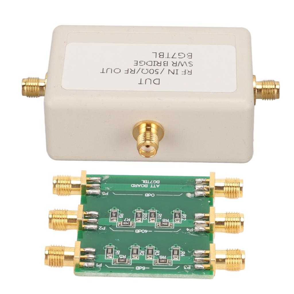 SWR High Power Bridge 1‑500Mhz 3 Ports Standing Wave Ratio Bridge for Antenna Measurement RF