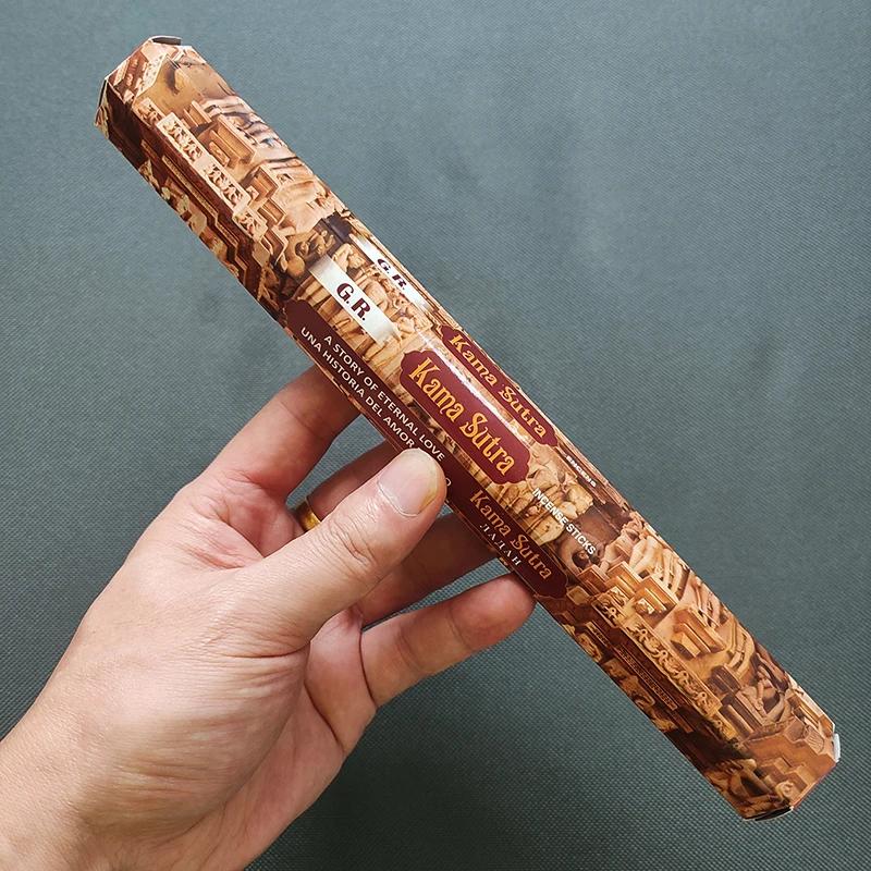 

20 палочек Благовония из Белого шалфея Натуральные индийские благовония Ароматерапия Медитация Пало Санто Аромат для гостиной Благовония Kama Sutra