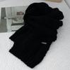 Women's Knitted Wool Blend Winter Scarf - Trendy Korean Style, High-End Cashmere Feel, Versatile for Students