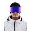 Burton Anon Sync Lowbridge with Bonus Sun Red Ski/Snowboard Goggles, Fit, Lens, Unisex, Black/PRCV
