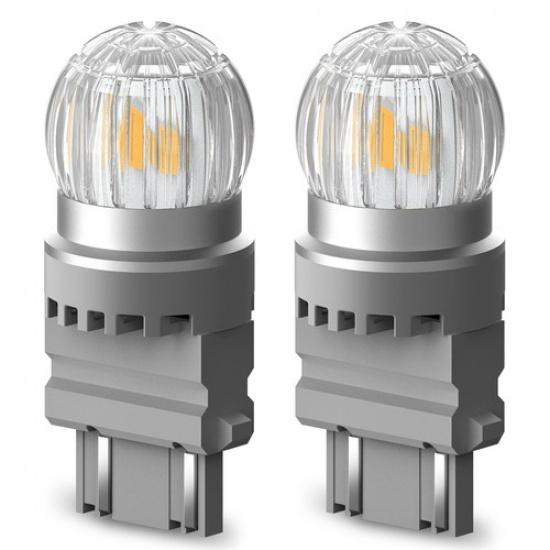 LED 3157 AUXITO Turn Signal CANBUS Light 3156 Bulbs Amber White Red 23/102SMD White & Yellow