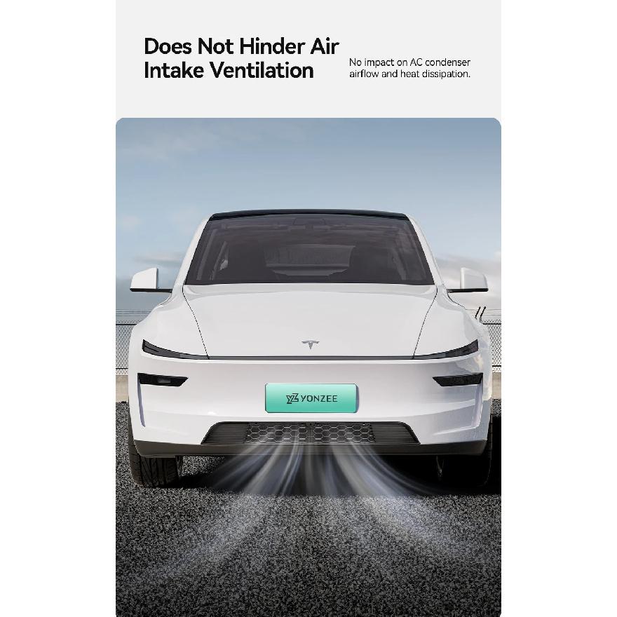 YZ Car Anti-insect Front Mesh Grille Mesh for Tesla Model Y/YL Juniper 25-26 Air Inlet Vent Cover Grille Guards Protector Cover