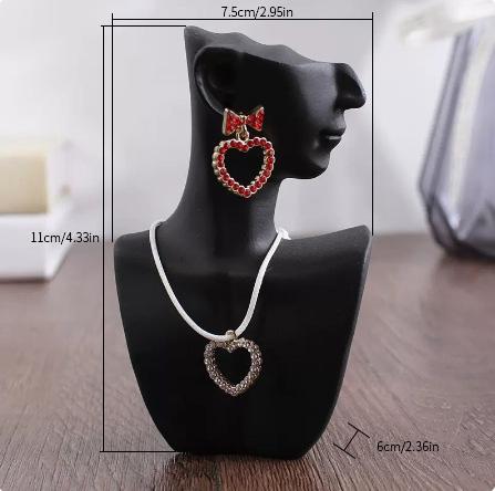 

Resin Jewelry Display Holder Wedding Ring Necklace Bracelet Organizer Storage Stand Store Counter Showcase
