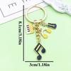 3D Acrylic Headphone Keychain - Cute & Stylish Backpack Charm, Perfect Gift for Friends