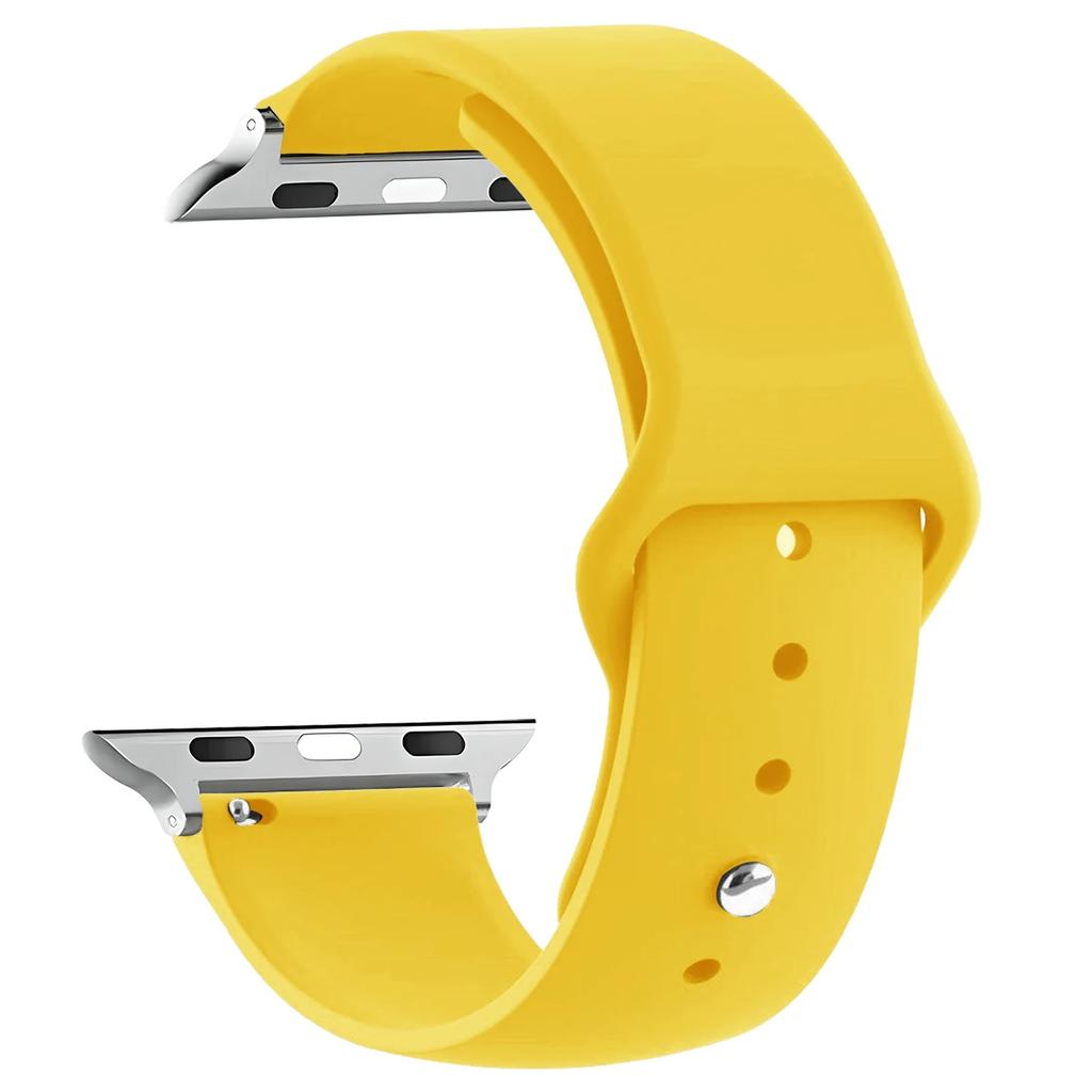 Banda din silicon pentru curea Apple Watch 44mm 45mm 40mm 41mm 42-38mm 45mm bratara sport iwatch seria 8 7 6 5 4 3 SE 9 Ultra 2 49mm