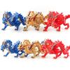 Exquisite Pvc Chinese Dragon Figurine Model For Collectors In Blue And Gold