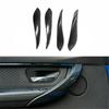 1x Carbon Fiber Look Car Interior Door Handle Trim For BMW 3 Series F30 F32 F80