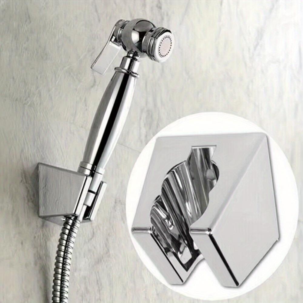 5Pcs Shower Head Holder Adjustable Wall Mounted Shower Holder Self-Adhesive Shower Head Handheld Bracket Bathroom Part
