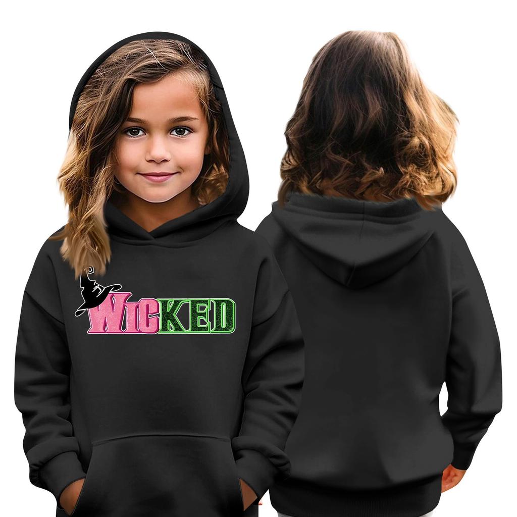Kinder Hoodie Jungen und Mädchen Mode bedruckt Langarm Kapuzentasche Hoodie